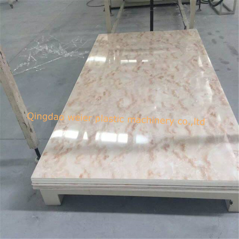 High Output PVC Marble Sheet Extruding Machine / PVC Marble Sheet Extruding Line