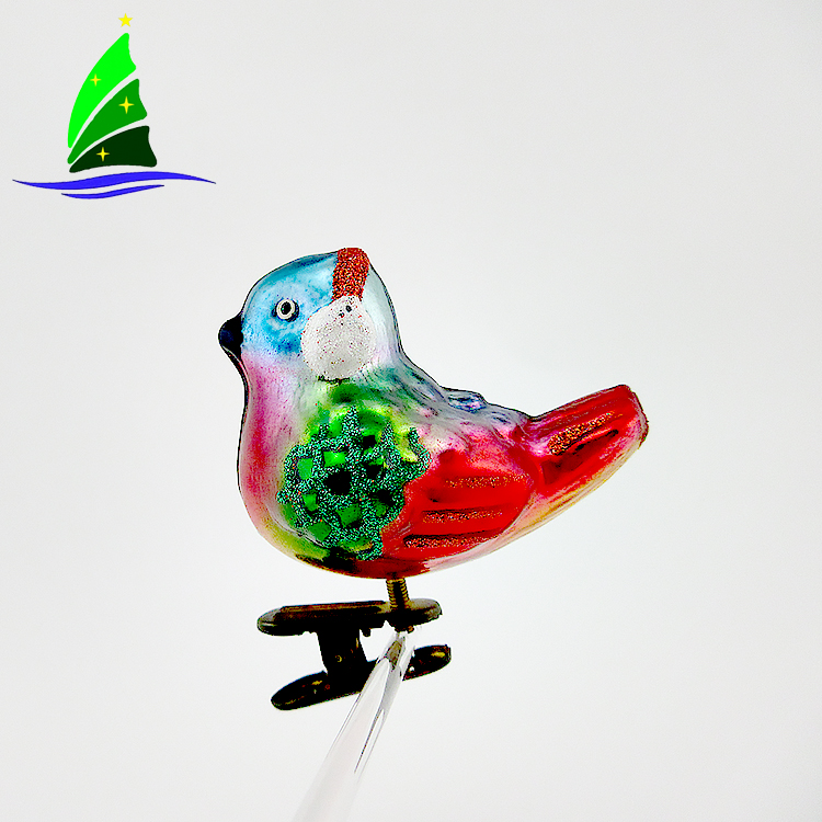 Glass Bird Ornament