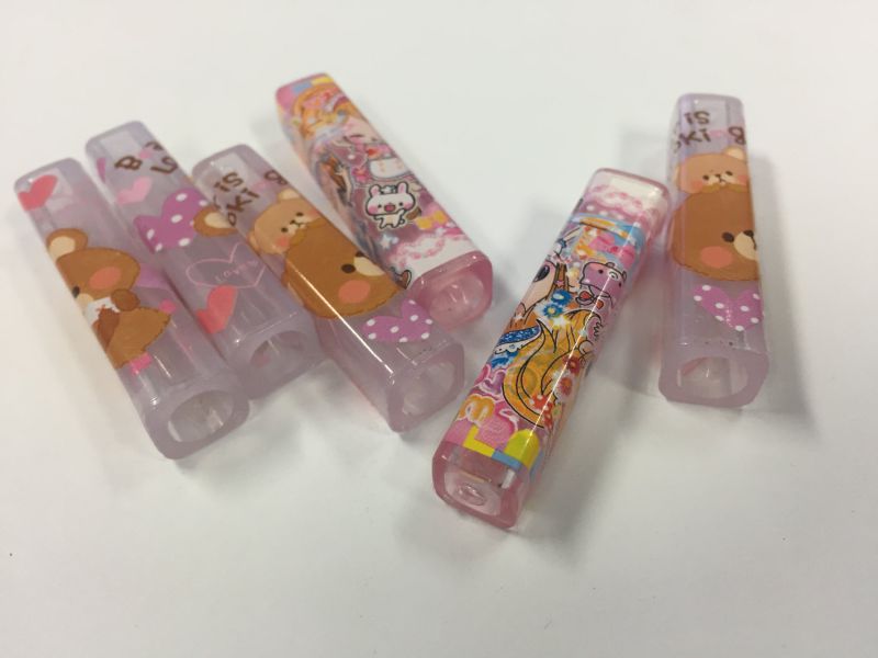 Cartoon Plastic Pen Cap for Office Stationery