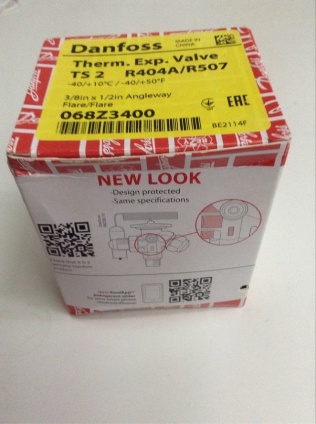 Danfoss Thermostatic Expansion Valves Ts2 Series (068Z3400)