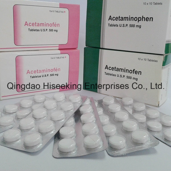 Pain Killer Western Medicine Paracetamol Tablets