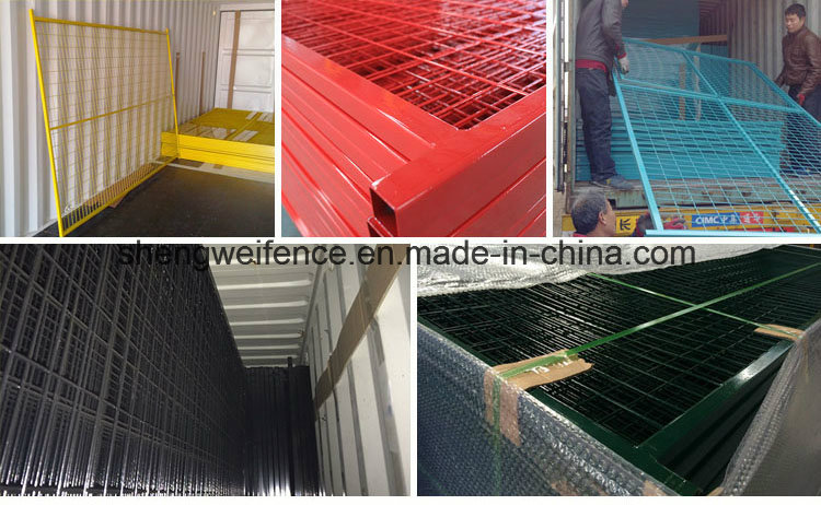 Plastic Coated Canada Standard Temporary Fence