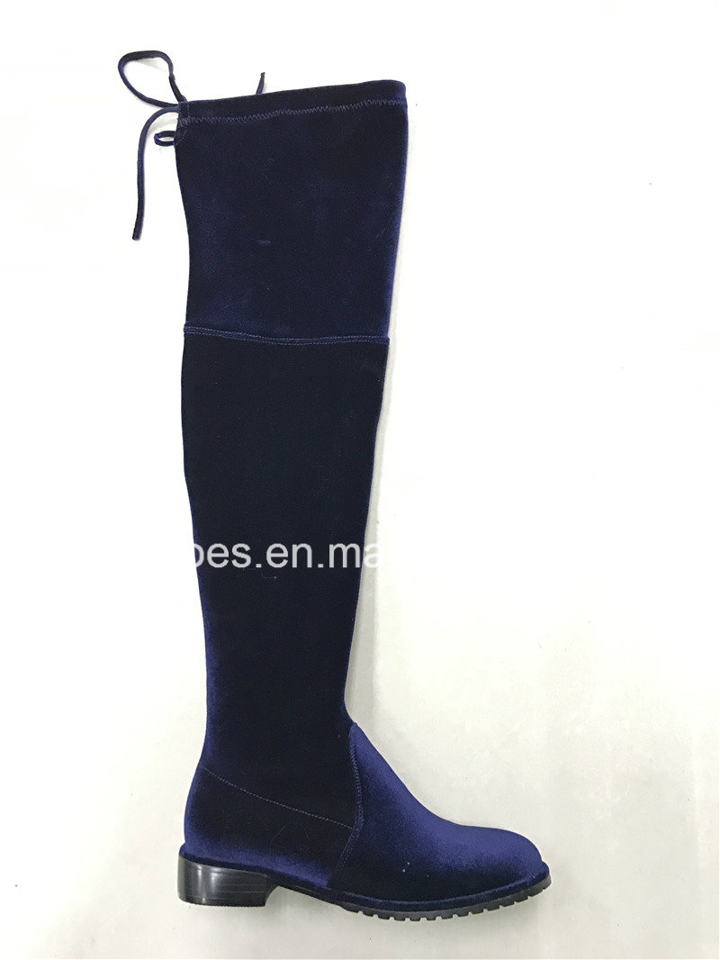 Latest Elegant Elastic Thigh High Lady Boots