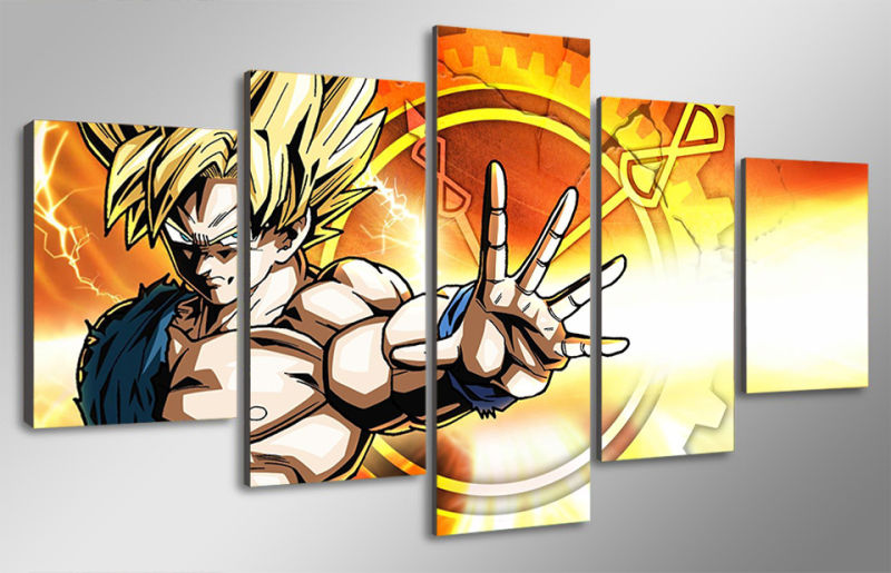 HD Printed Dragon Ball Z Painting Canvas Print Room Decor Print Poster Picture Canvas Mc-049