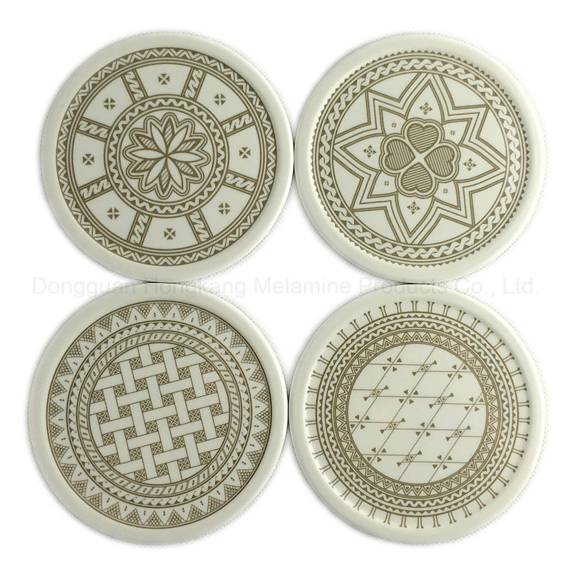 4inch Round Melamine Coaster