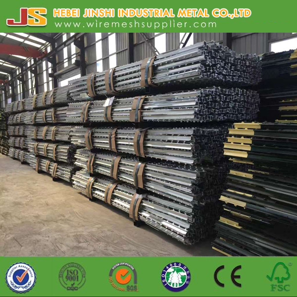 Steel Metal Type and Heat Treated Pressure Treated Wood Type T Post Made in China