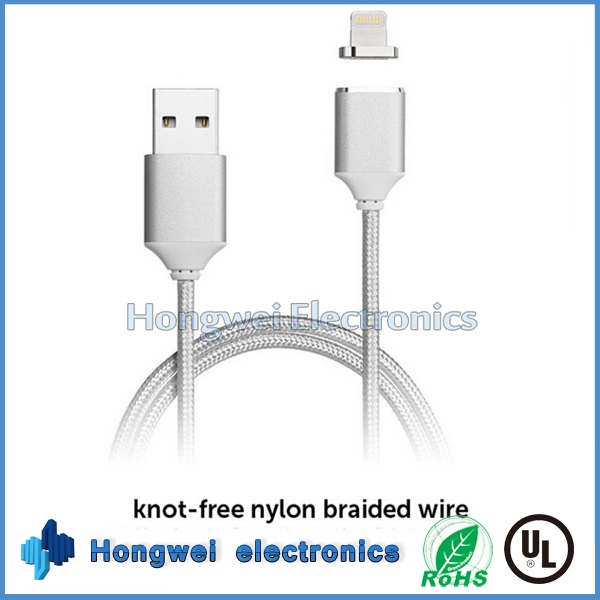 Magnetic Micro USB Data Lightning Charge USB Cable for iPhone 5 6s I104