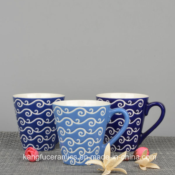 Silk-Screen Printing Ceramic Travel Mug