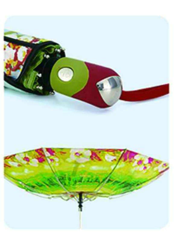 Heat-Transfer Print 3 Fold Duomatic Umbrellas (YS-3FD22083510R)