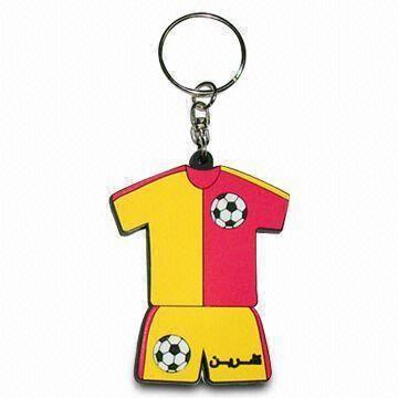 Animal Shape PVC Key Ring, Plastic Keychain (GZHY-KA-071)