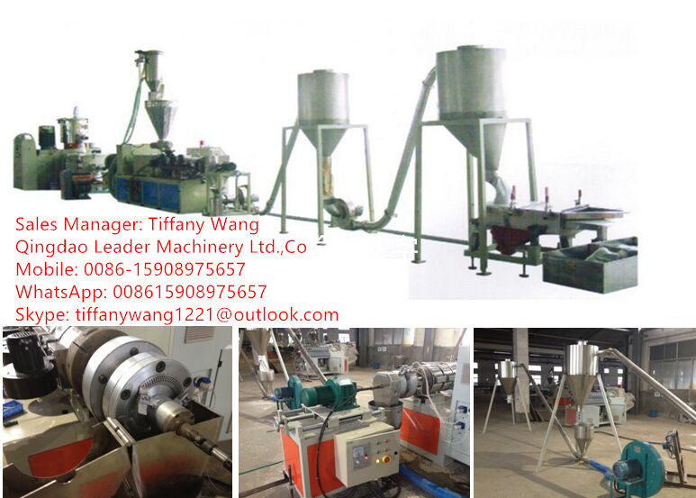 Conical Twin Screw Extruders/PVC CPVC Granular Machine/Plastic Extruder Machine