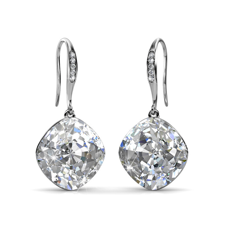 Destiny Jewellery Crystal From Swarovski Fashion Hook Earrings