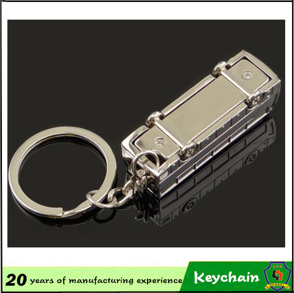 Hot Sale Vehicle Bus Key Chain with Laser Logo