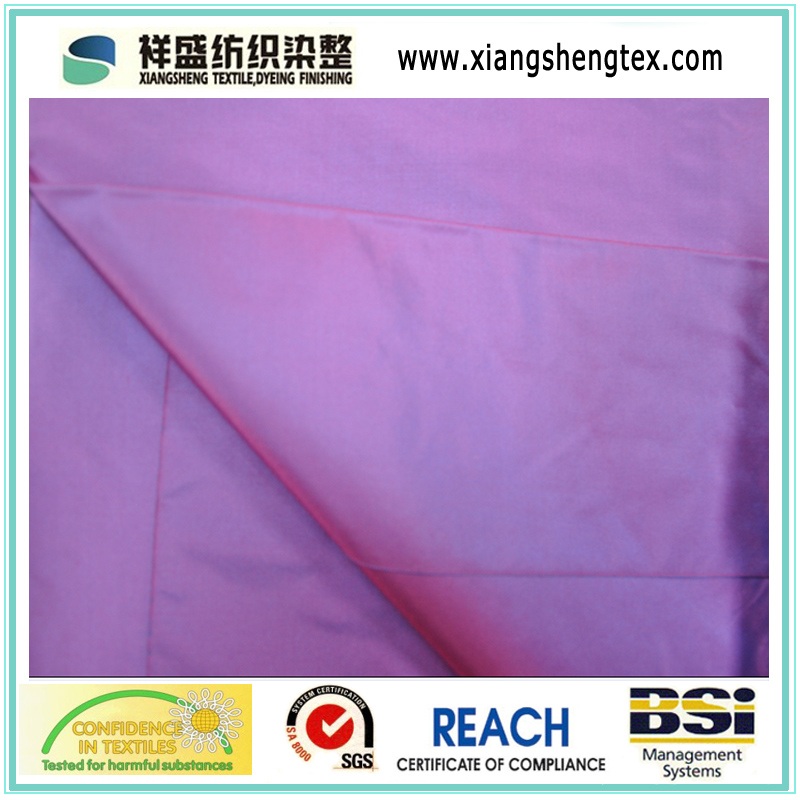 Yarn Dyed Silk Taffeta Fabric