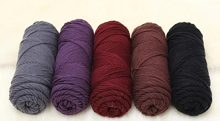 Cotton Yarn Fiber for Knitting Wool for Babies