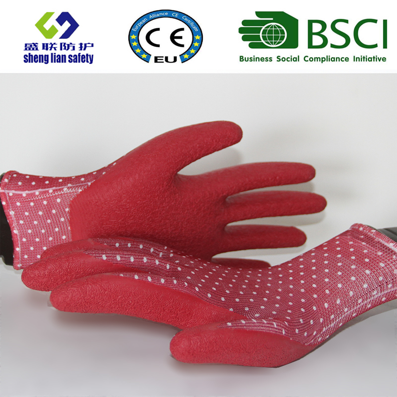 Latex Coated Garden Safety Work Gloves