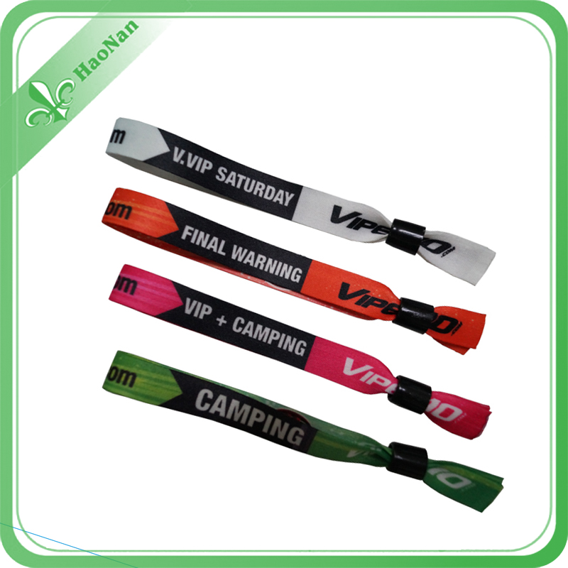 Promotion Gifts Custom Logo Printing Polyester Wristbands/Bracelets