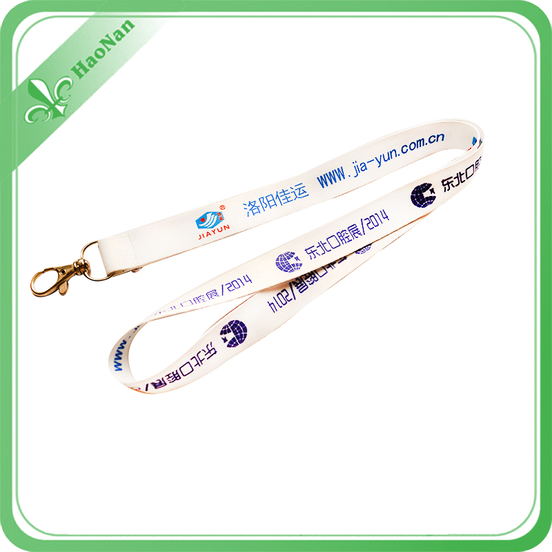 Cheap Promotion Printing Lanyard with Polyester Material with Metal Buckle