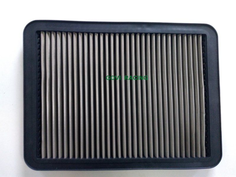 Red Car Air Filter Perormance Panel Filter for Air Intake system