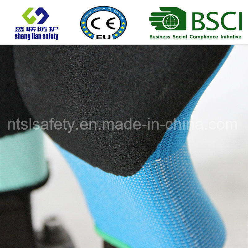 13 Gauge Nylon Liner, Nitrile Coating, Sandy Finish Safety Work Gloves (SL-NS102)