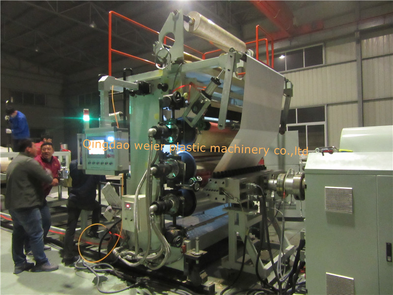 High Output PVC Marble Sheet Extruding Machine / PVC Marble Sheet Extruding Line