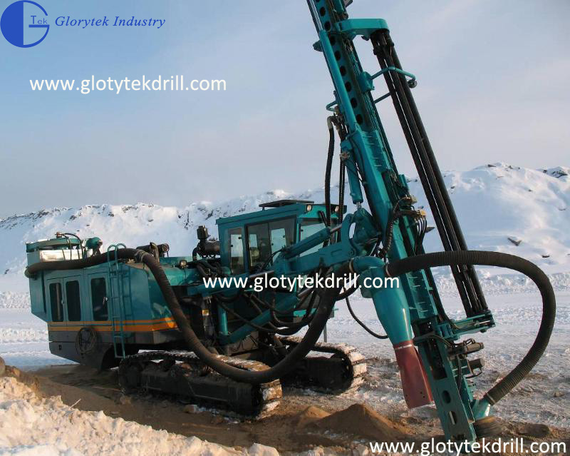 DE120 Air Compressor Built in Rock Drilling Machine