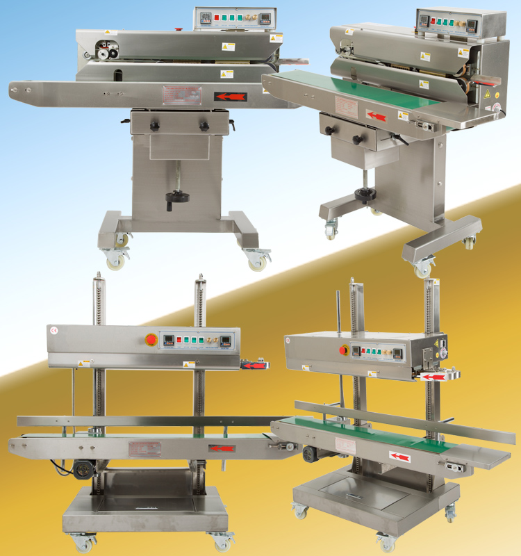 Continuous Nitrogen Band Sealer for Fruit with Printing and Coining
