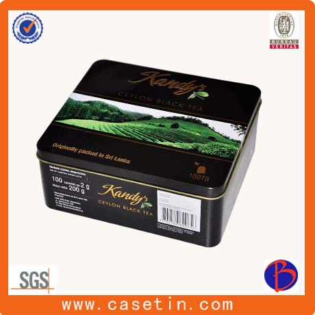 Factroy Cheap Price Metal Hinged Tin Box