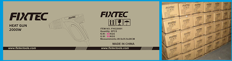 Fixtec 2000W Hot Air Gun of Electric Heat Gun