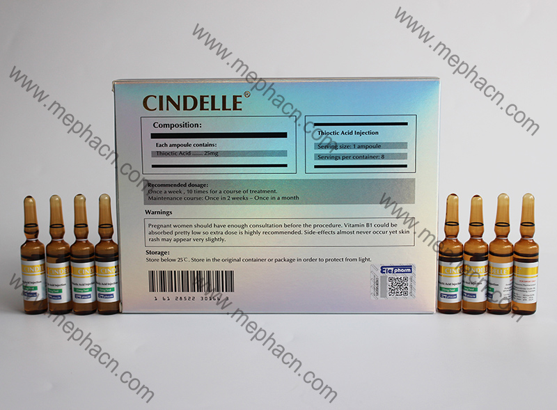 Glutathione Injection 3000mg+Vc Injection +Cindelle