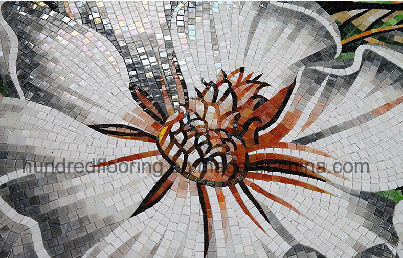 Mosaic Mural, Art Mosaic Picture Pattern Wall Tile (HMP846)