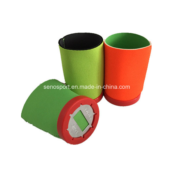 Good Quality Neoprene Can Holder with Opener (SNCC11)