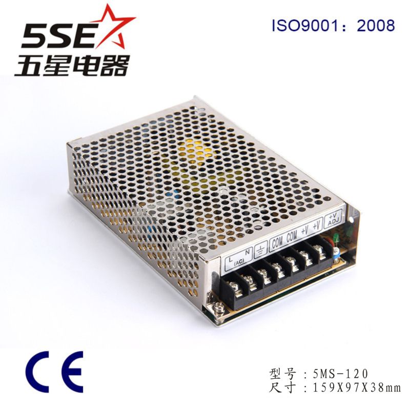 5ms-120-15 120W 15V 8A Mini Size Power Supply