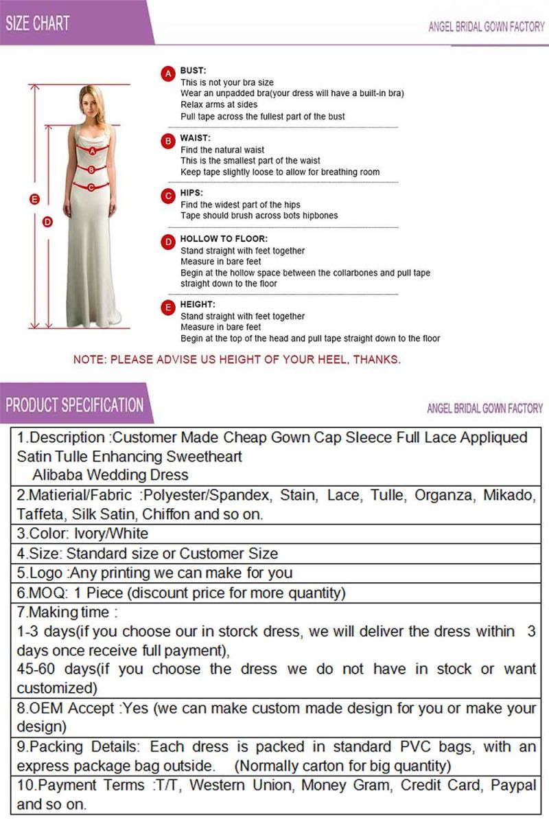 Elegant Cap Sleeve Beading Belt Wedding Dress 2016