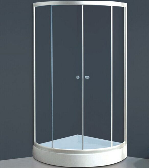 White Painted Frame Round Shower Enclosure (ADL-K3)