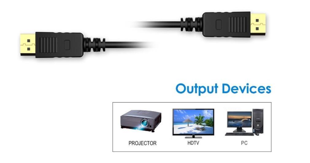 Factory Display Port Male to Male Cable