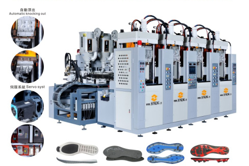 4 Station PVC Soles Injection Machine