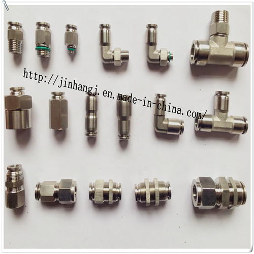 Stainless Steel Pcf Pneumatic Connector