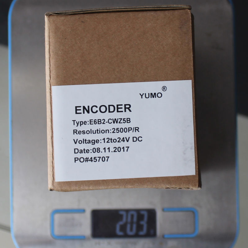 Yumo E6b2-Cwz5b 2500PPR 12V 24V DC Shaft Incremental Rotary Encoder