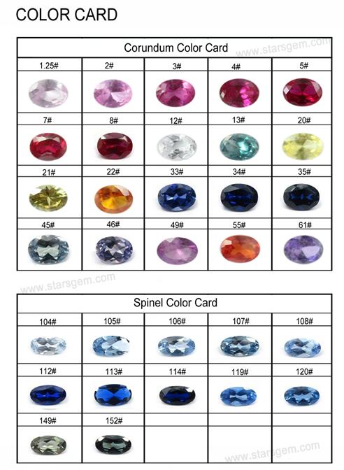 Multi Color Good Quality Corundum Raw Material for Findings