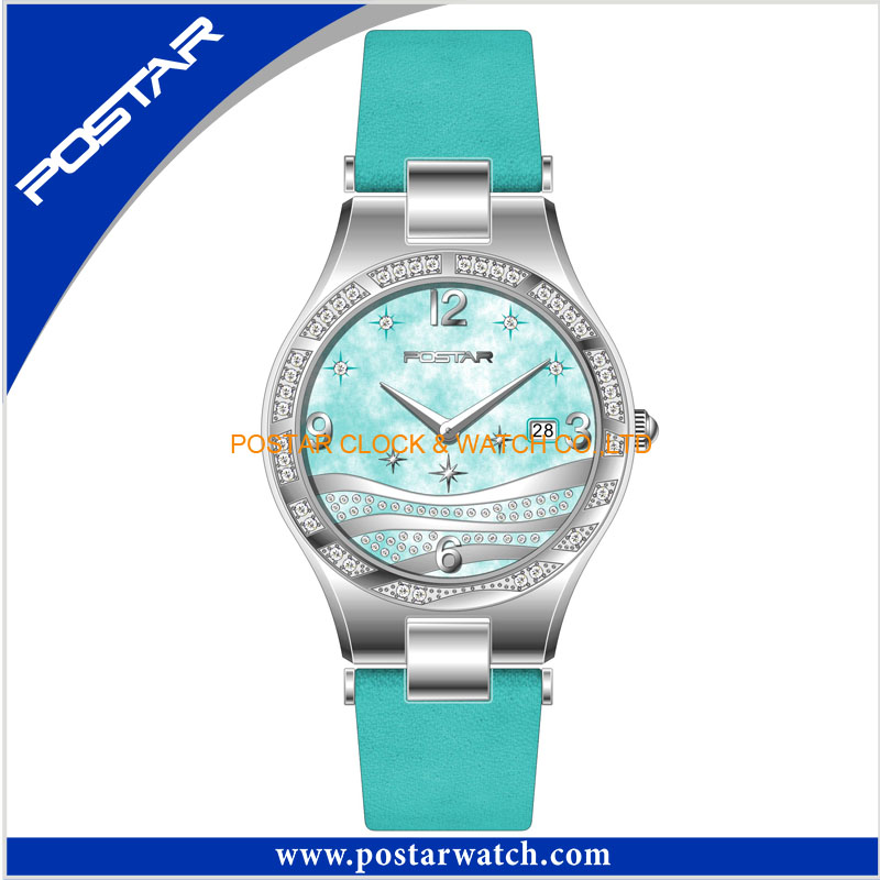 Limited Edition Fashion Gift Wristwatch with Blingbling Stars on The Dial