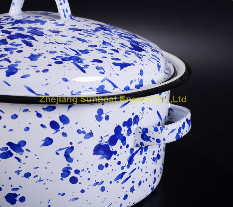 Decal Craft Enamel Stock Pot/Carbon Steel Enamel Pot