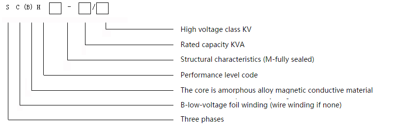 Amorphous Transformer Sc (B) H15 10kv