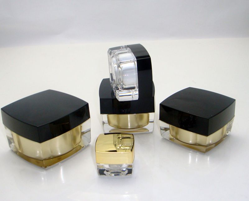 15g 30g 50g Wholesale Square Acrylic Cosmetic Jar