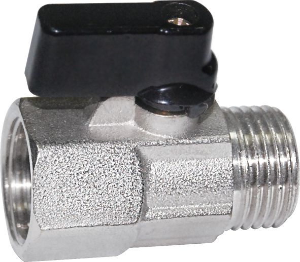 Nickel Plated Brass Mini Ball Valve (a. 0128)