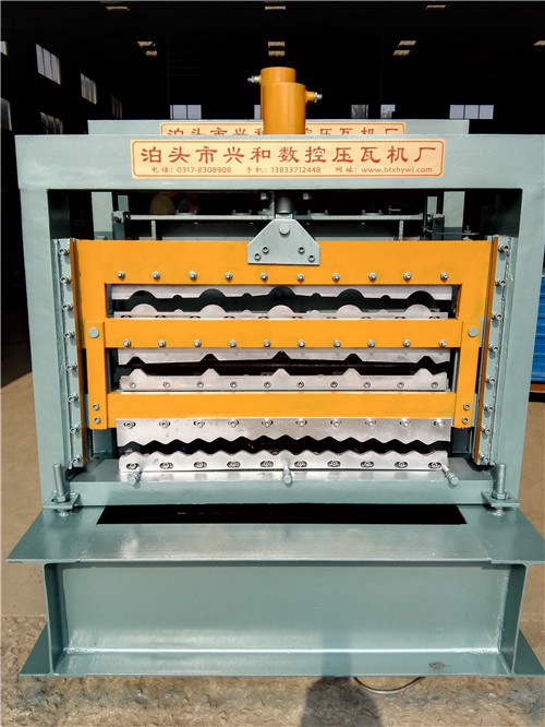 Color Steel Glazed Roof Three Layer Cold Roll Forming Machine