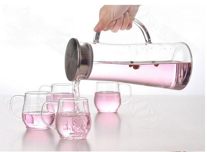 Glassware Kitchen Equimpment Water Pot Drinking Glass Tea Pot