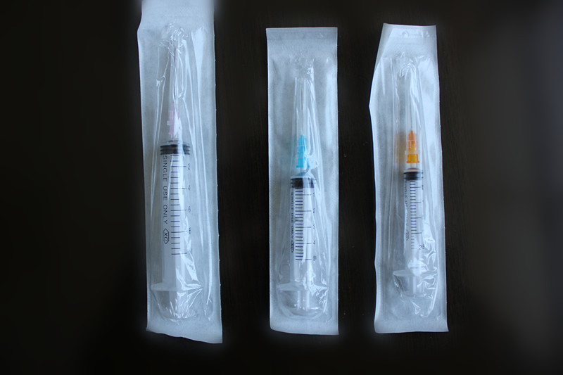 Disposable 2.5ml Hypodermic Syringe with Needle