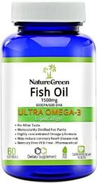 GMP Nutritional Supplement 1500mg Omega 3 Fish Oil