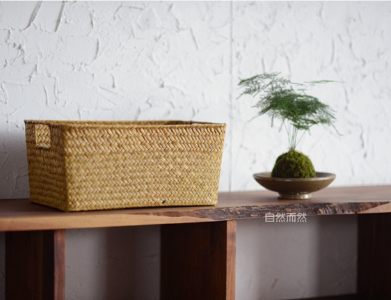 (BC-ST1037) Hot-Sell Handcraft Natural Straw Basket